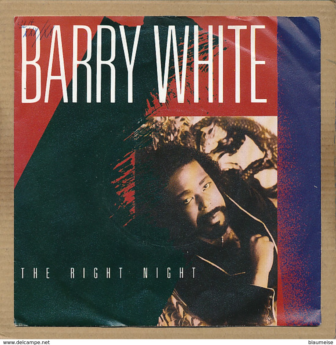 7" Single, Barry White, The Right Night - Disco, Pop