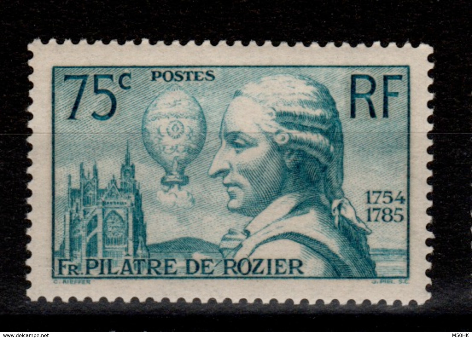 YV 313 Pilatre De Rozier N** Cote 45 Euros - Neufs