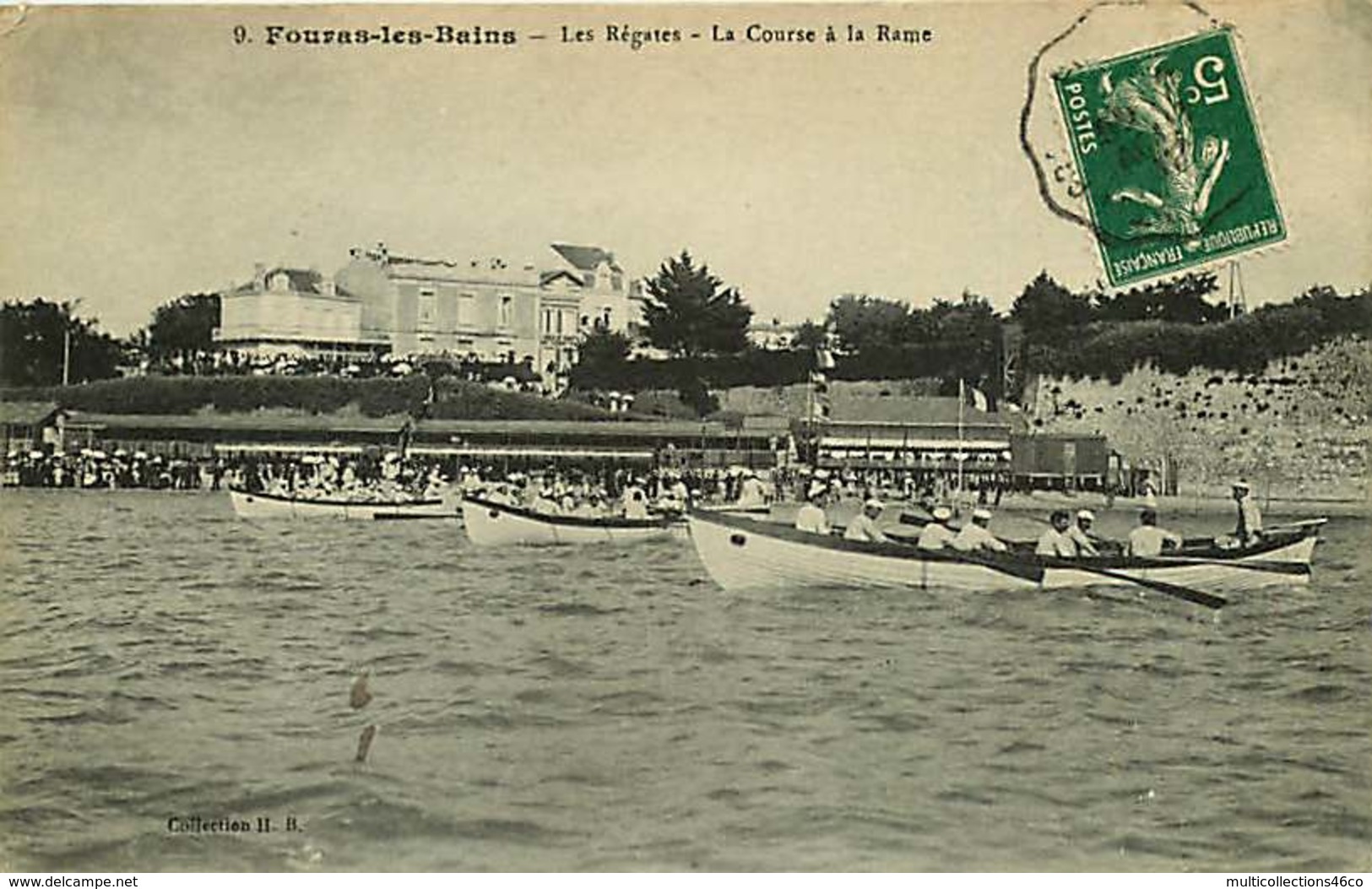 #080719A - SPORT - FOURAS LES BAINS Les Régates Course à La Rame - Rowing