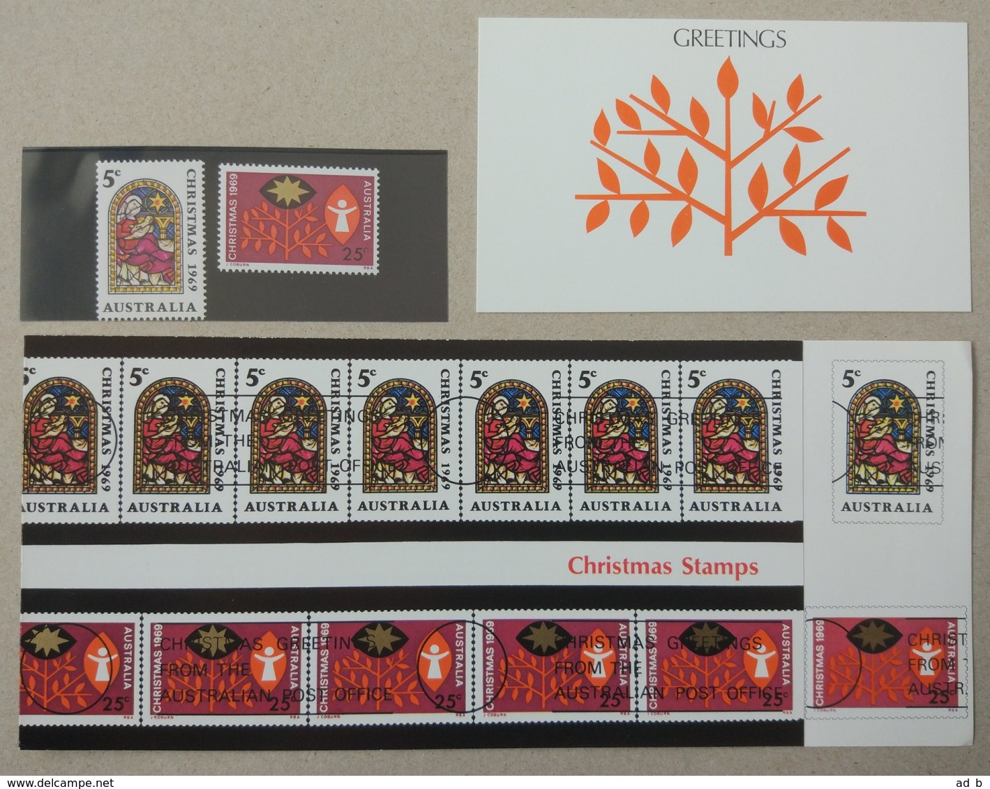 Australia 1969. Christmas. MNH And CTO Stamps - Natale