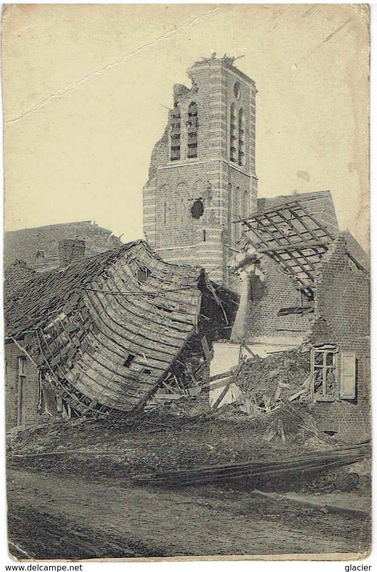 PASSENDALE - Zonnebeke - Ruine Van De Kerk - Duitse Uitgave - Zonnebeke