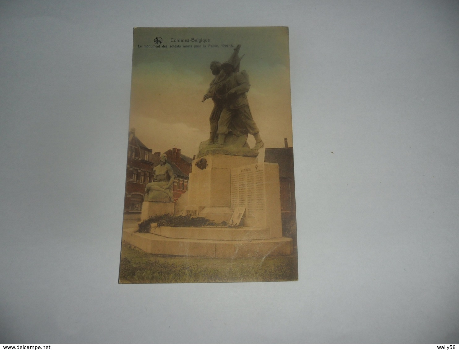 Komen-waasten Comines Belgique Le Monument Des Soldats Morts Pour La Patrie 1914-18 - Komen-Waasten