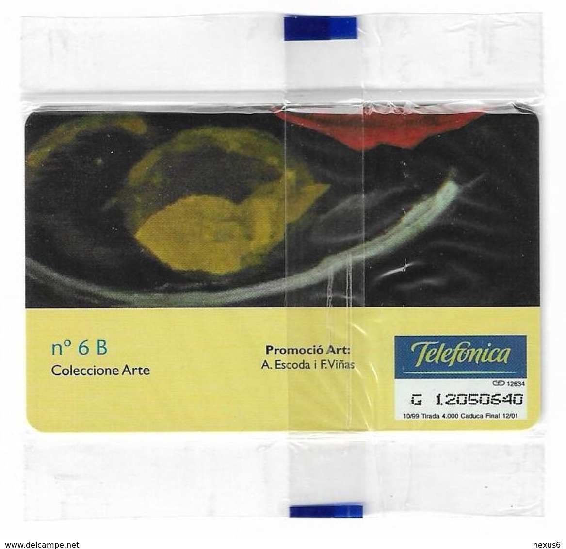 Spain - Telefonica - Coleccion Arte N.6b, Imma Panades - P-405 - 10.1999, 4.000ex, NSB - Emisiones Privadas