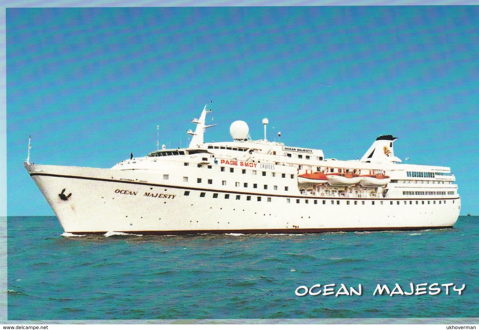 OCEAN MAJESTY>MAJESTIC INTERNATIONAL CRUISES>PAGE & MOY - Dampfer