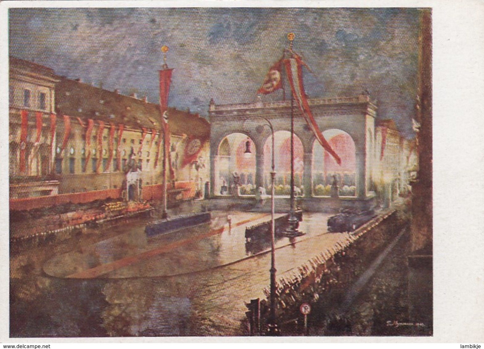 Deutsches Reich Postkarte 40-45 Munchen-Haus Der Deutsche Kunst - Sonstige & Ohne Zuordnung