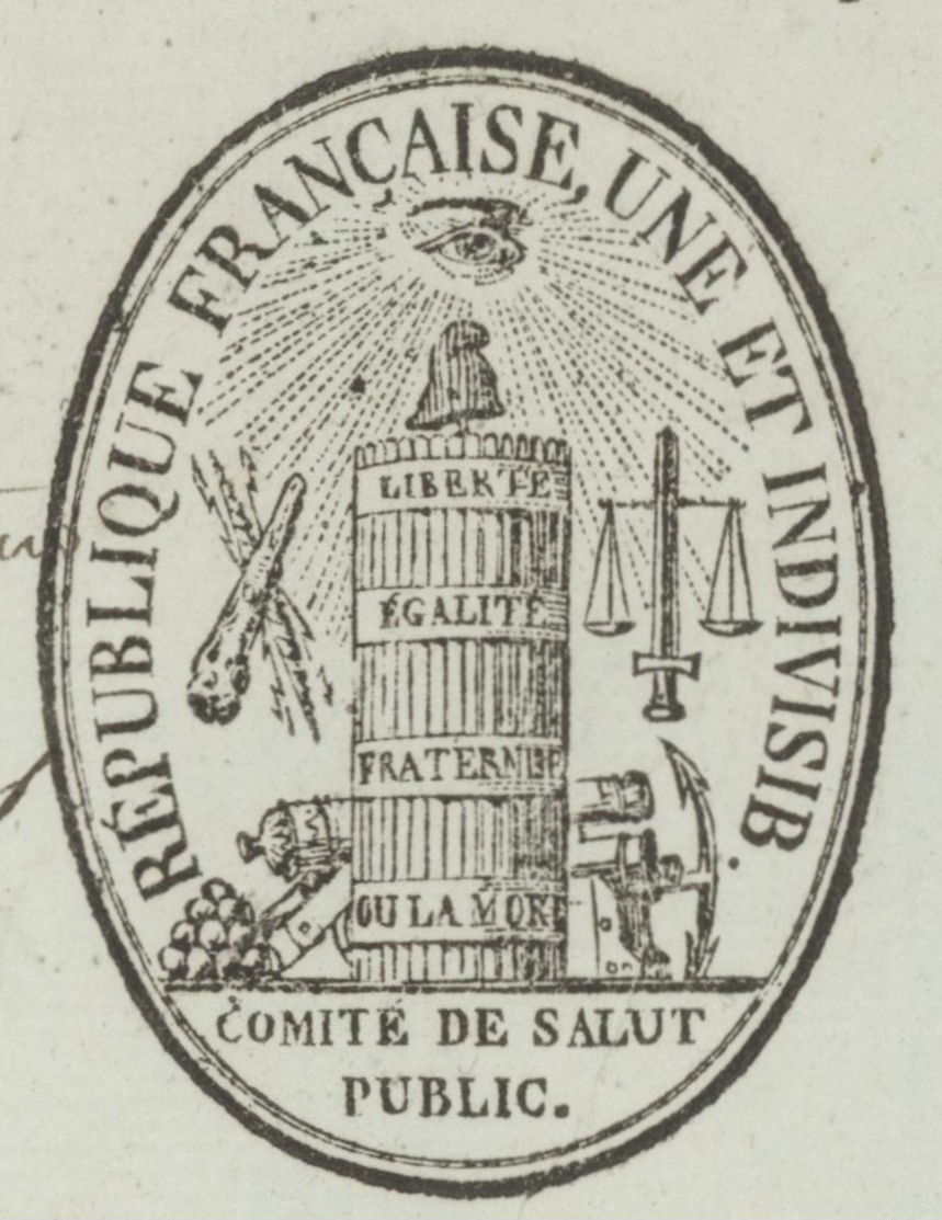 Héraldique Paris An 2 - 1793  Le Comité De Salut Public De La Convention National Bureau De La Fabrication Des Armes - 1701-1800: Precursors XVIII