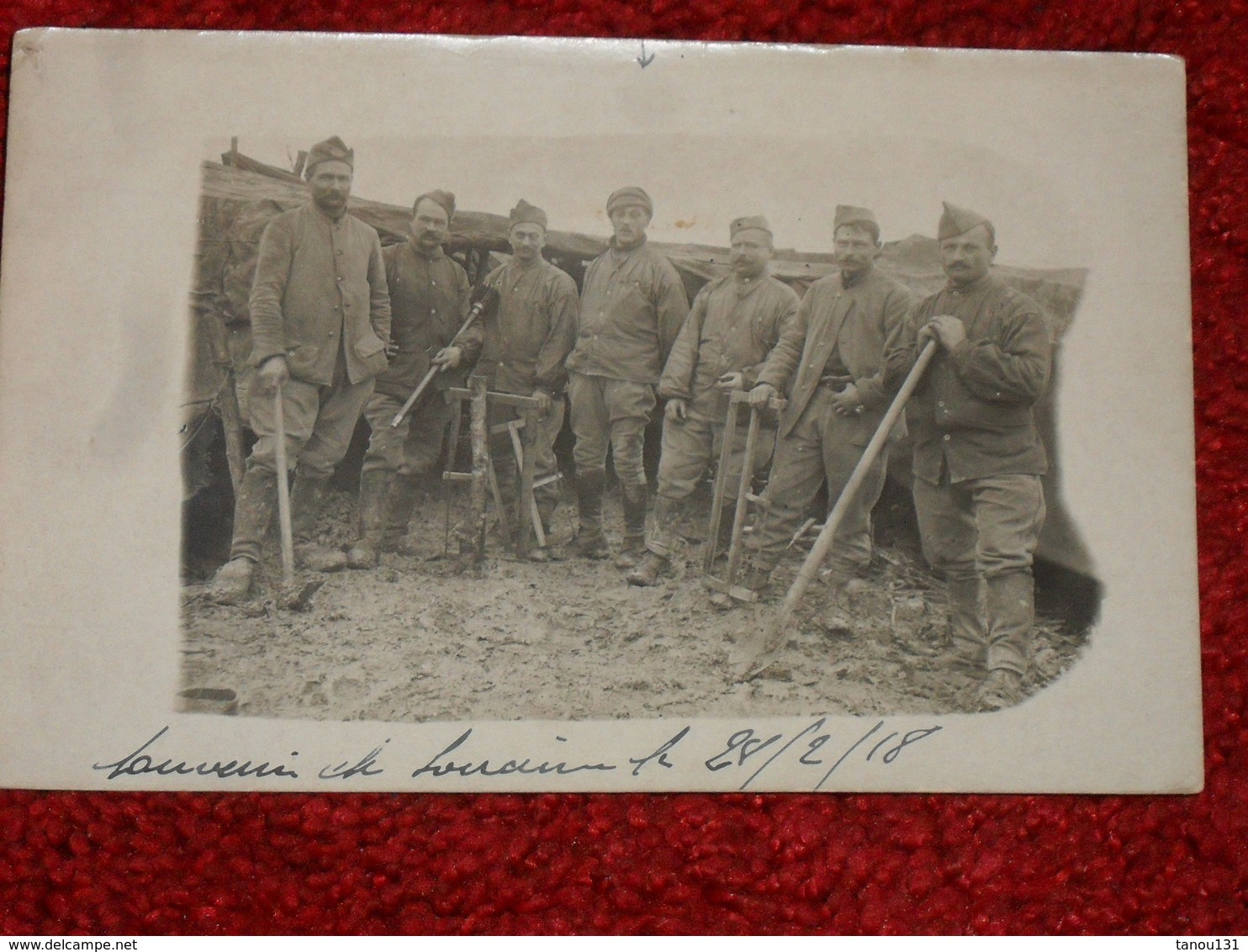 WW1. 1914-1918. MILITAIRES BELGES A IDENTIFIER. SOUVENIR DE LOUVAIN 1918. - Guerre 1914-18