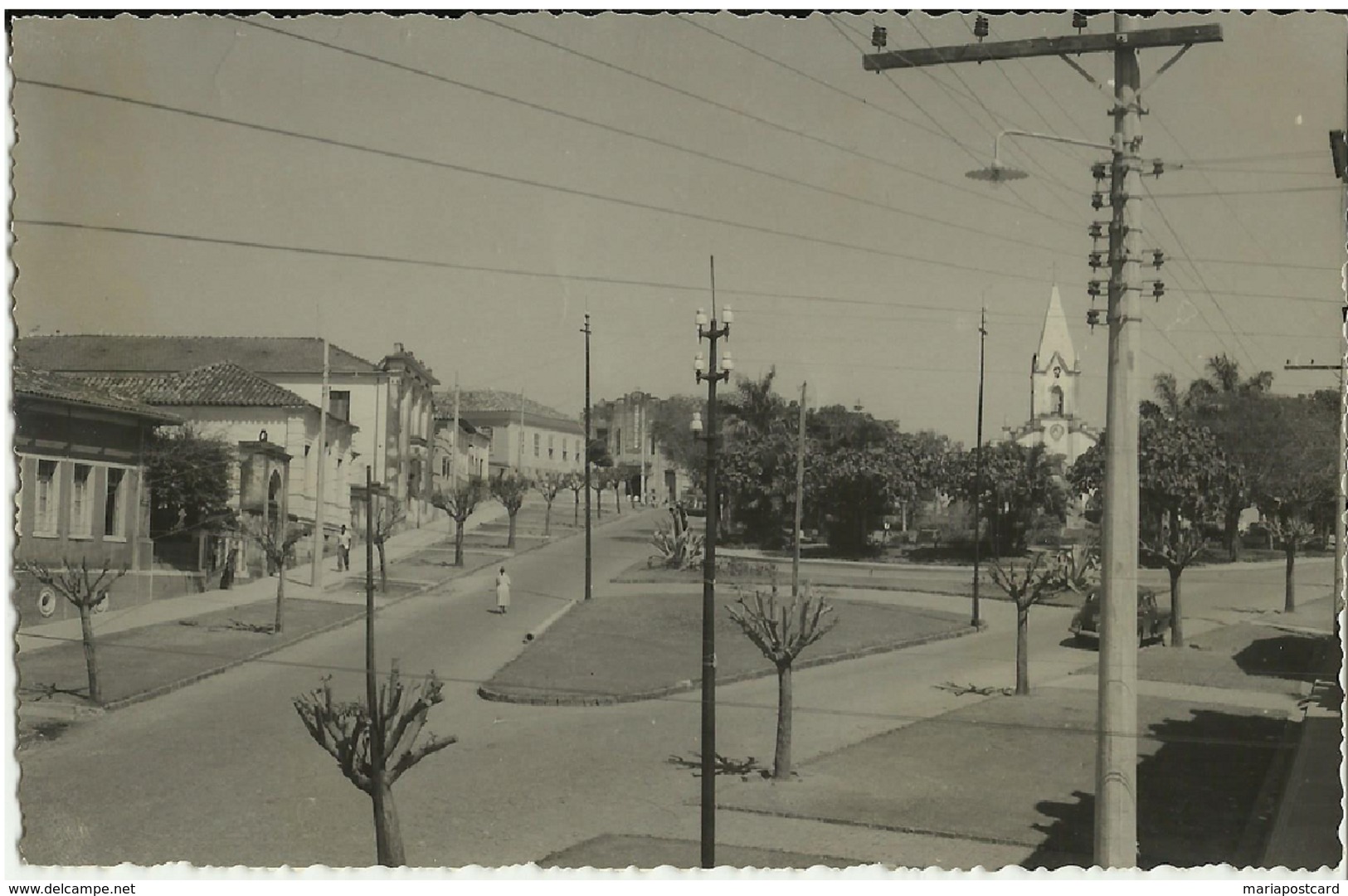 Brasil, Carmo Da Mata, MG. Praça E Igreja N.S. Do Carmo - Altri