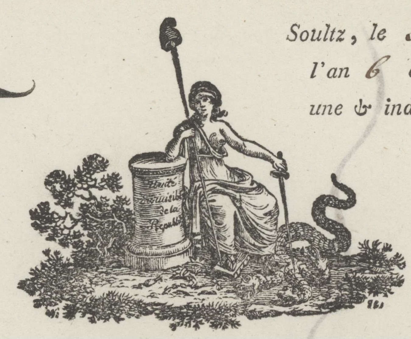 Soultz An 6 - 16.12.1797 Le Commissaire Officier De Santé  Héraldique - 1701-1800: Vorläufer XVIII