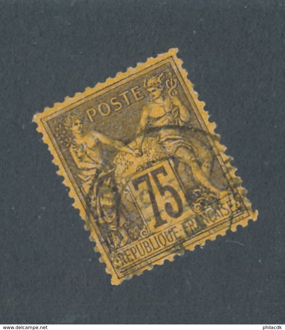 FRANCE - N°YT 99 OBLITERE - COTE YT : 50€ - 1890 - 1876-1898 Sage (Type II)