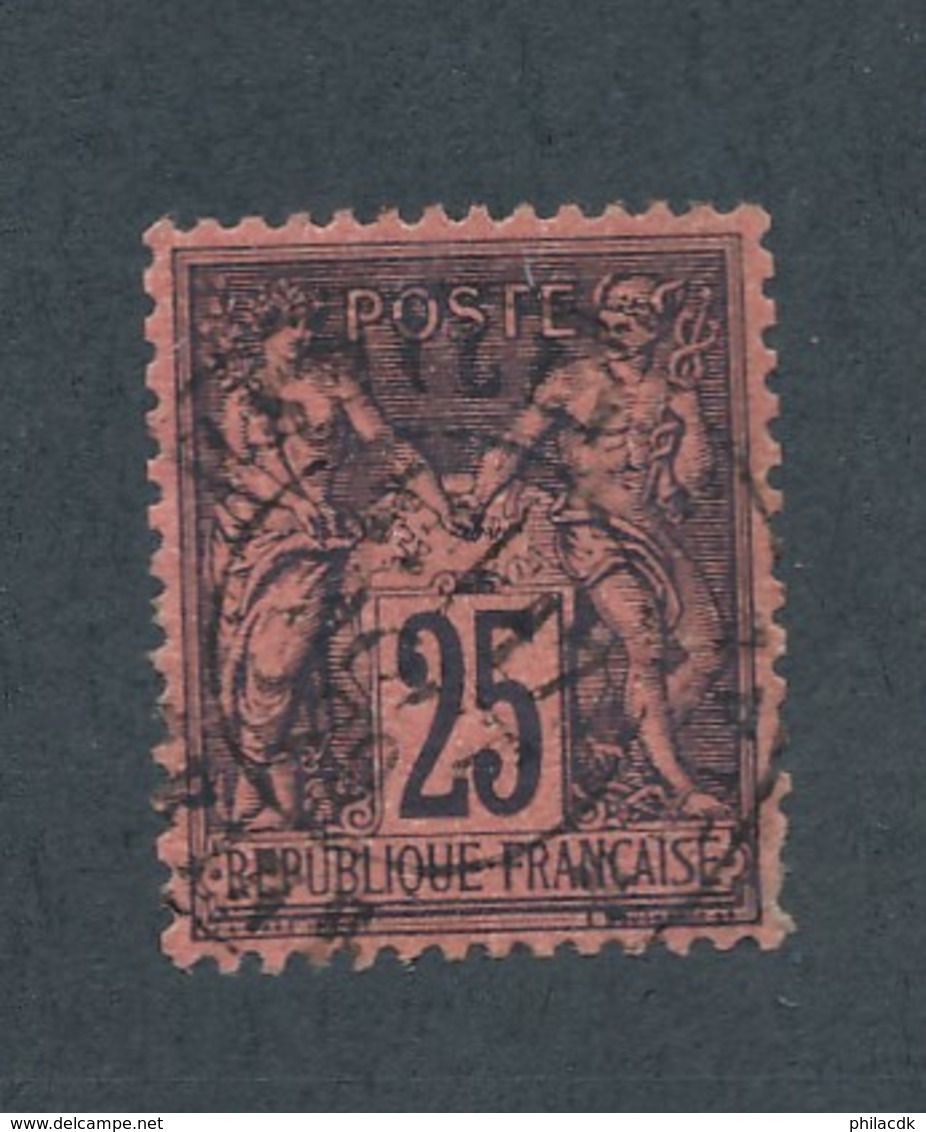 FRANCE - N°YT 91 OBLITERE - COTE YT : 30€ - 1878 - 1876-1898 Sage (Type II)