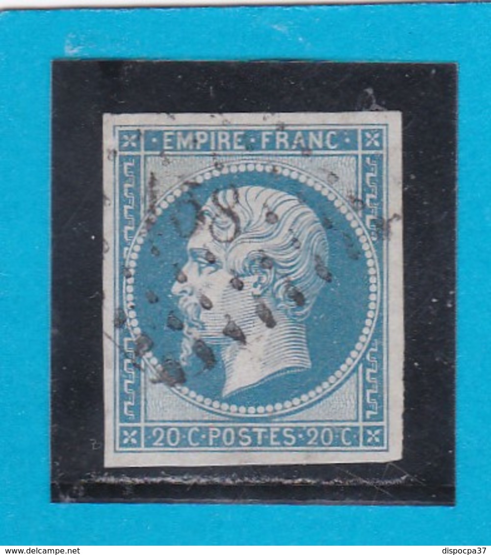 N° 14 B     PC  158   AUBENAS  / 6  ARDECHE  - REF 14112 - 1853-1860 Napoleon III