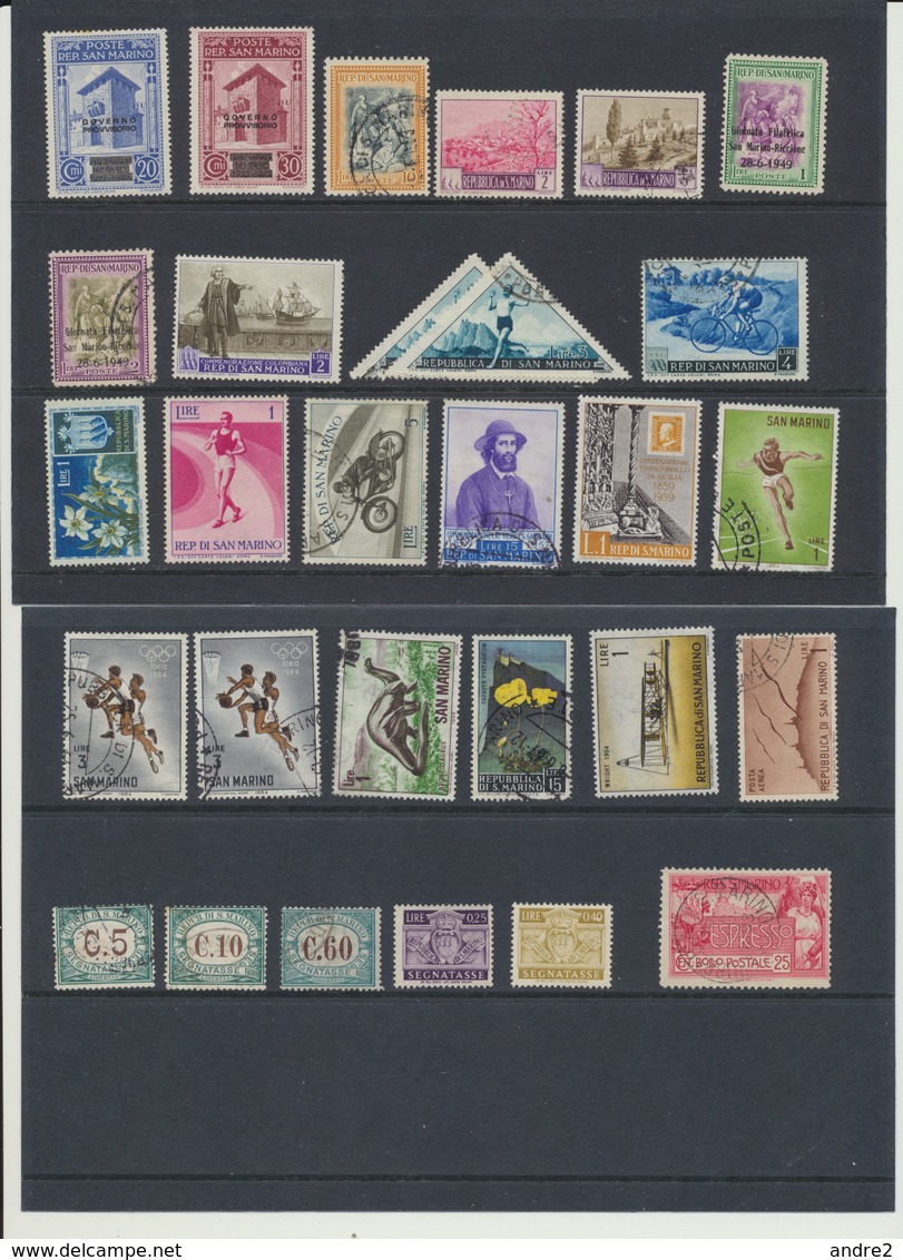 San Marino - Saint Marin - 1877- 1965  Lot De Timbres - Collections, Lots & Séries