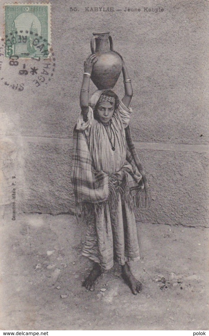 Bu - Cpa Algérie - KABYLIE - Jeune Kabyle - Enfants