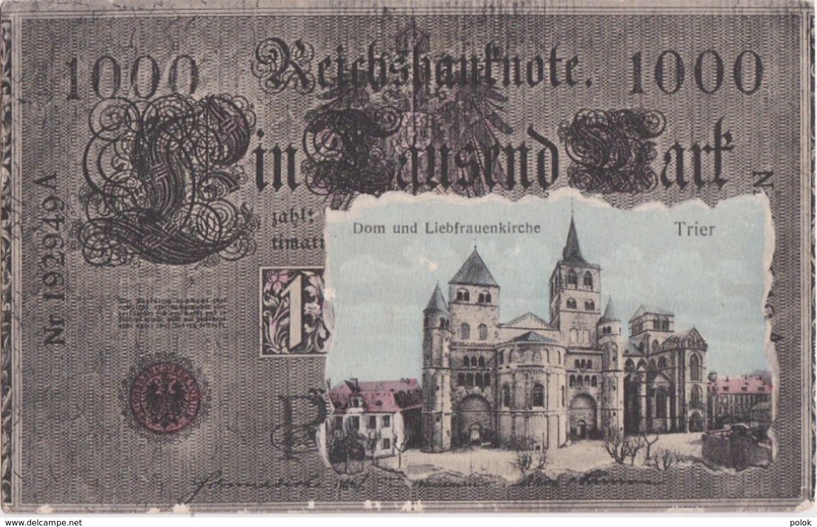 Bu - Cpa Allemagne - TRIER - Dom Und Liebfrauenkirche (Reichsbanknote) - Trier