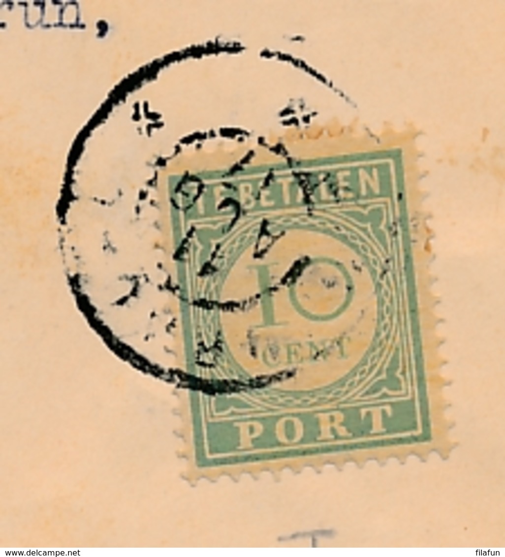 Curacao - 1917 - 10 Cent Port P23, Enkelfrankering Op Businesscover Uit Toronto / Canada - Curaçao, Antilles Neérlandaises, Aruba