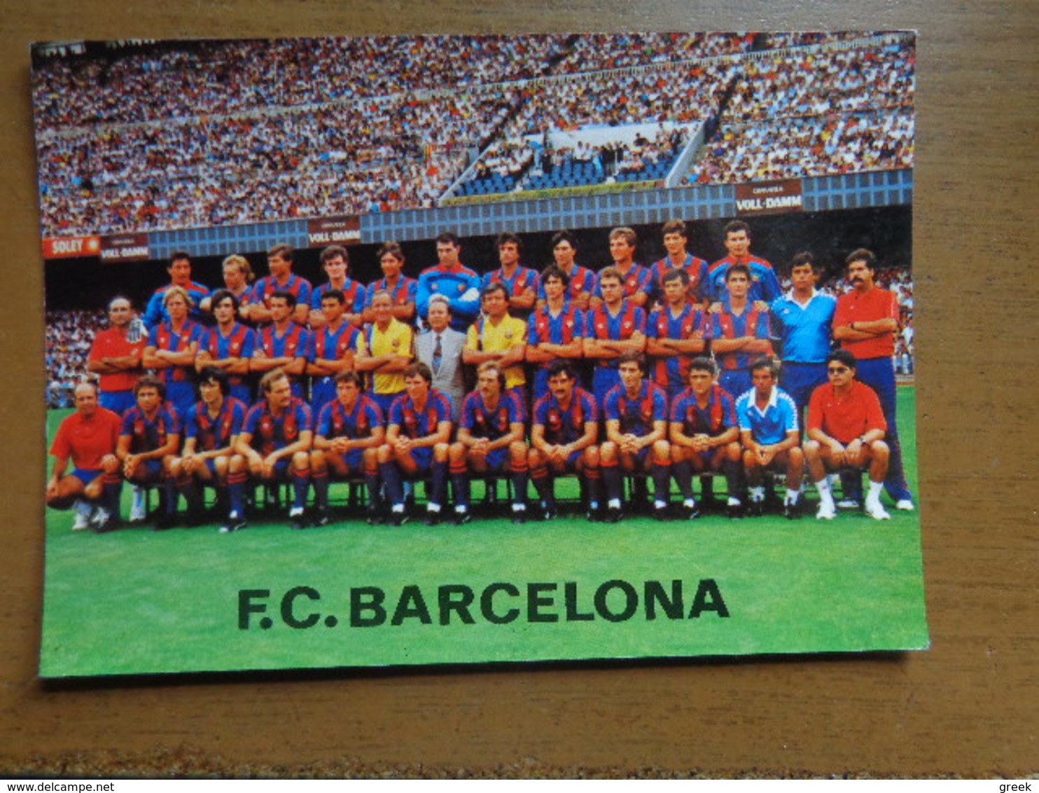 Spain / Voetbal, Fussball, Football / FC Barcelona 86-87 -> Written - Barcelona