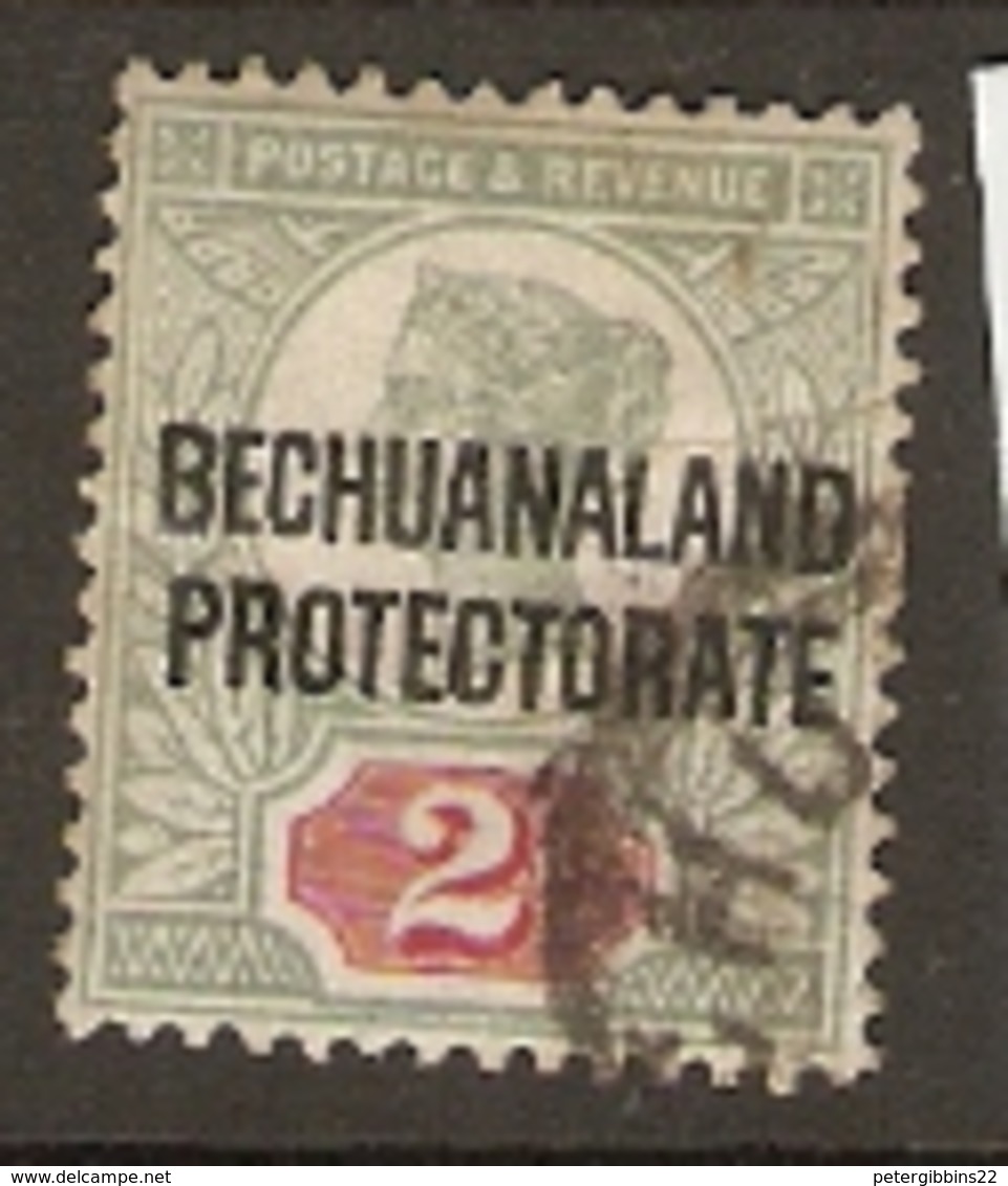 Bechuanaland Protectorate     1891 SG 62  2d  Fine Used - 1885-1895 Crown Colony