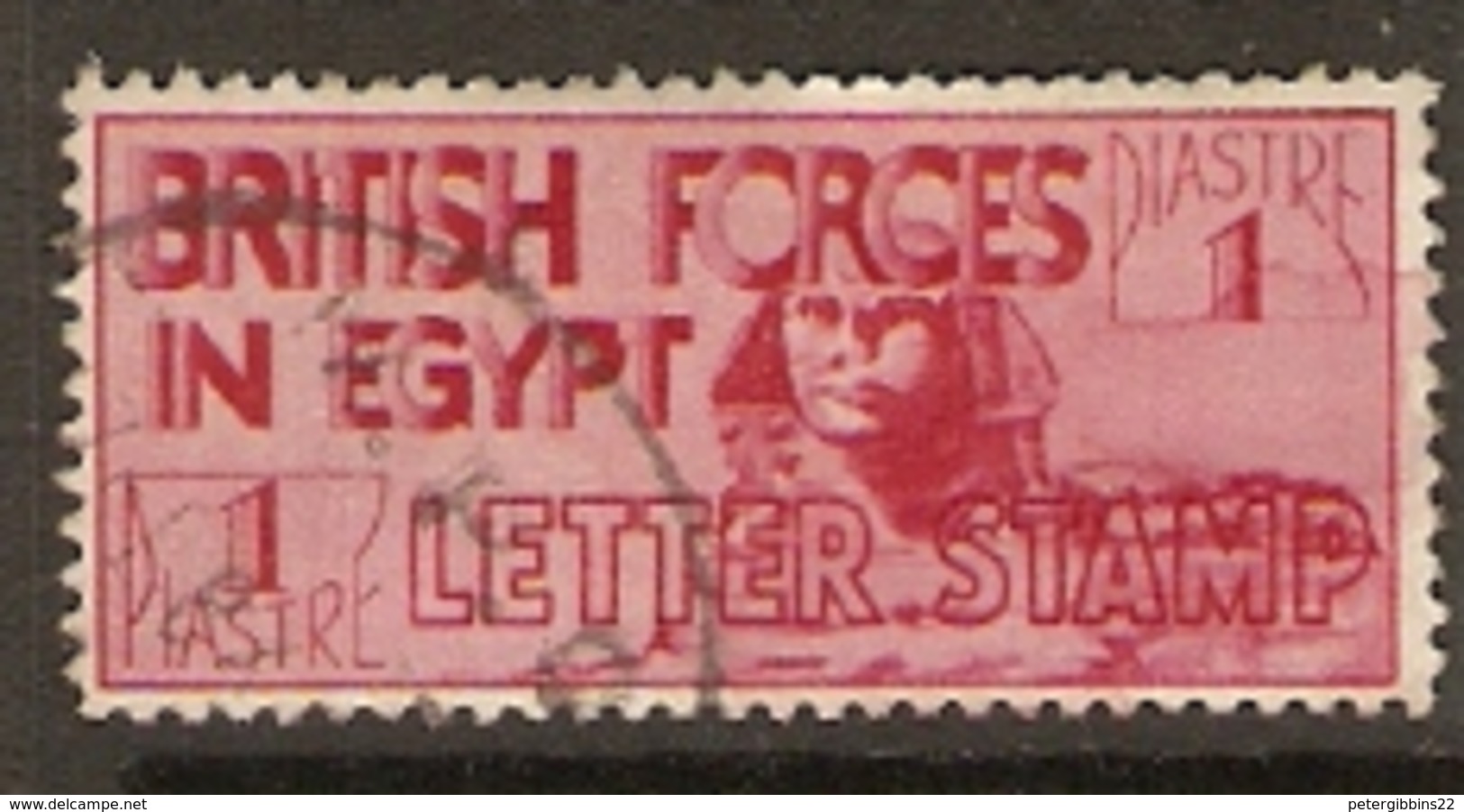 British Forces In Egypt  1934  SG A9  Letter Stamp  Fine Used - Other & Unclassified