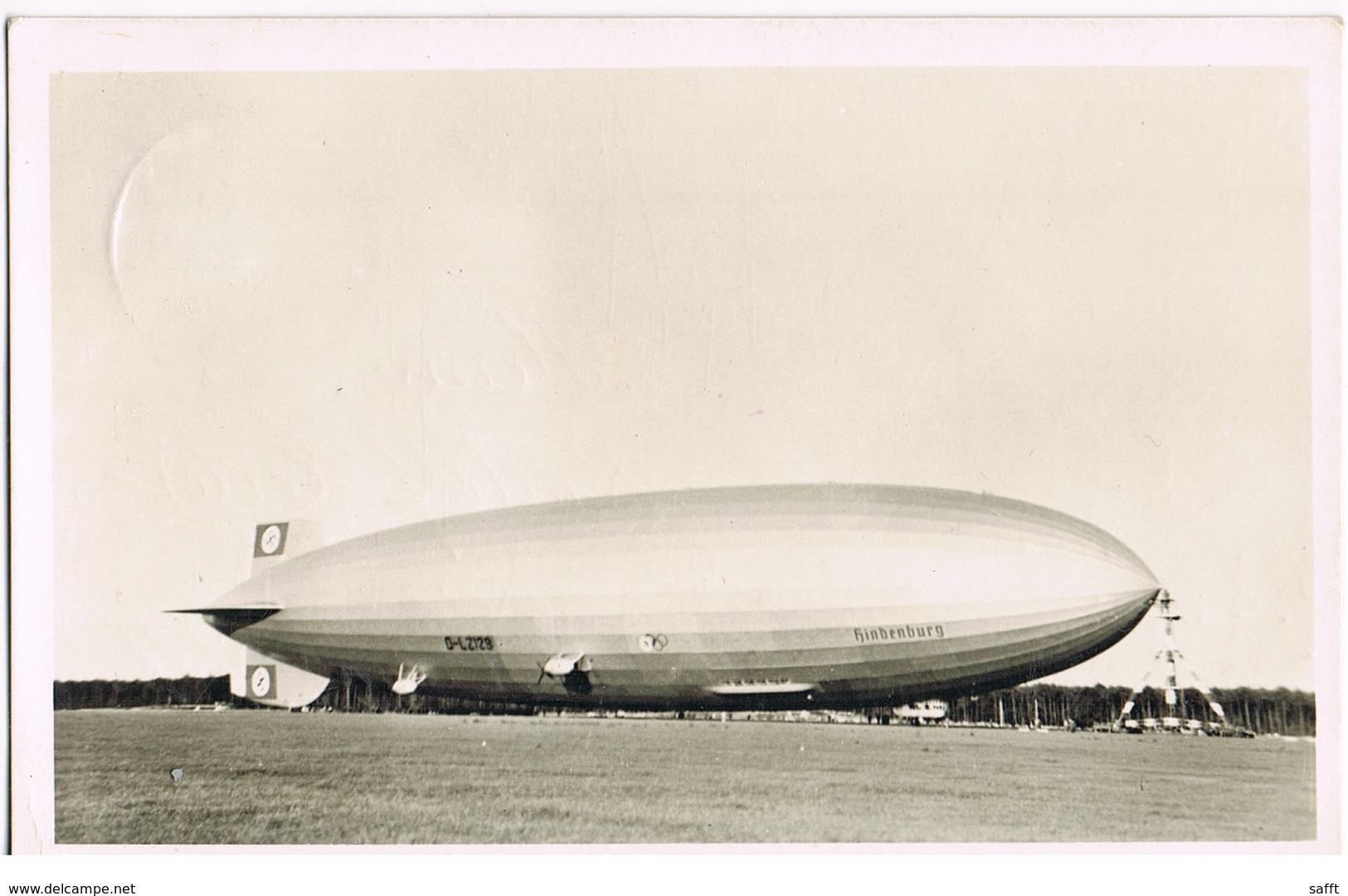 AK Zeppelin LZ 129 Hindenburg 1936 - Dirigibili