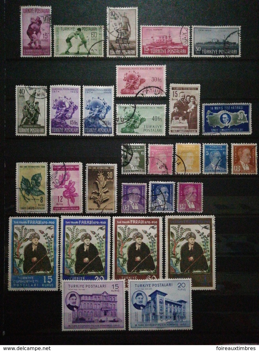 Turquie - Année 1949/50 - 29 Timbres - Oblitérés