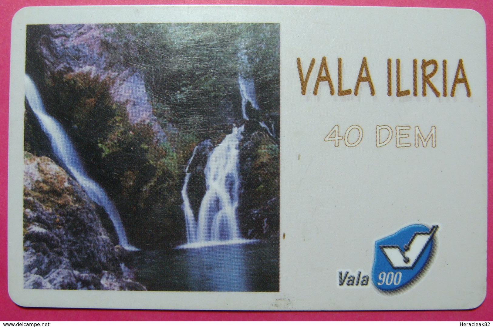Kosovo Prepaid Phonecard, 40 DM. Operator VALA, *Spring Of White Drim River*, VERY RARE, Serial # 75...., Few Remains - Kosovo
