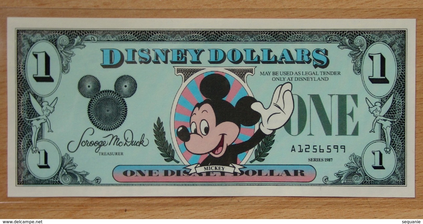 Etat-Unis D'Amérique 1 Disney Dollar 1987 Revers Château - Collections