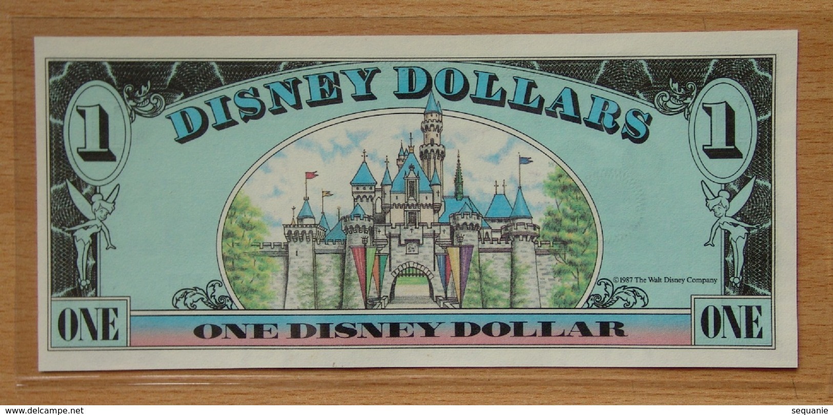 Etat-Unis D'Amérique 1 Disney Dollar 1987 Revers Château - Collections