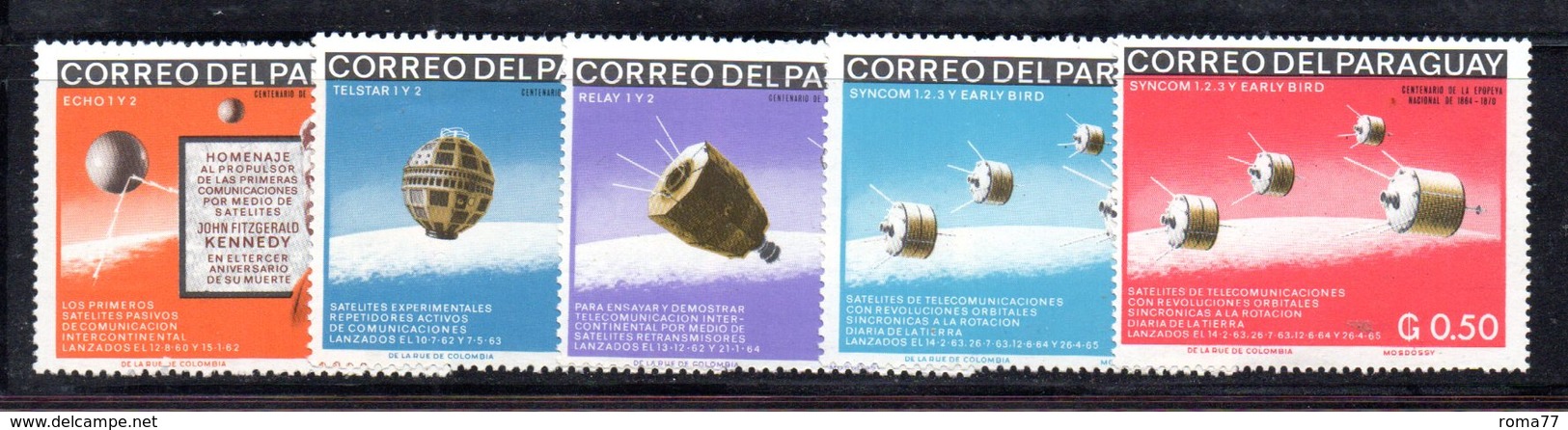 Z629 - PARAGUAY ,  Serie Con Gomma Integra ***  MNH  (2380A) . - South America