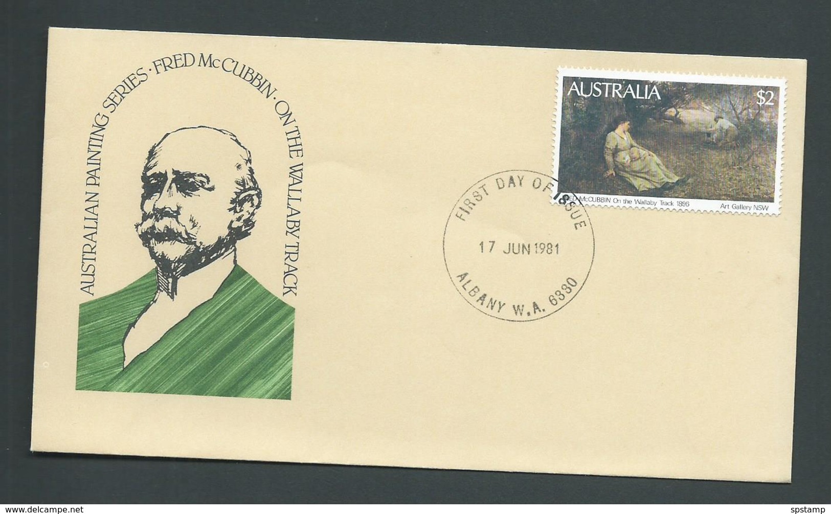 Australia 1981 $2 McCubbin Painting On  First Day Cover Official Unaddressed - Covers & Documents