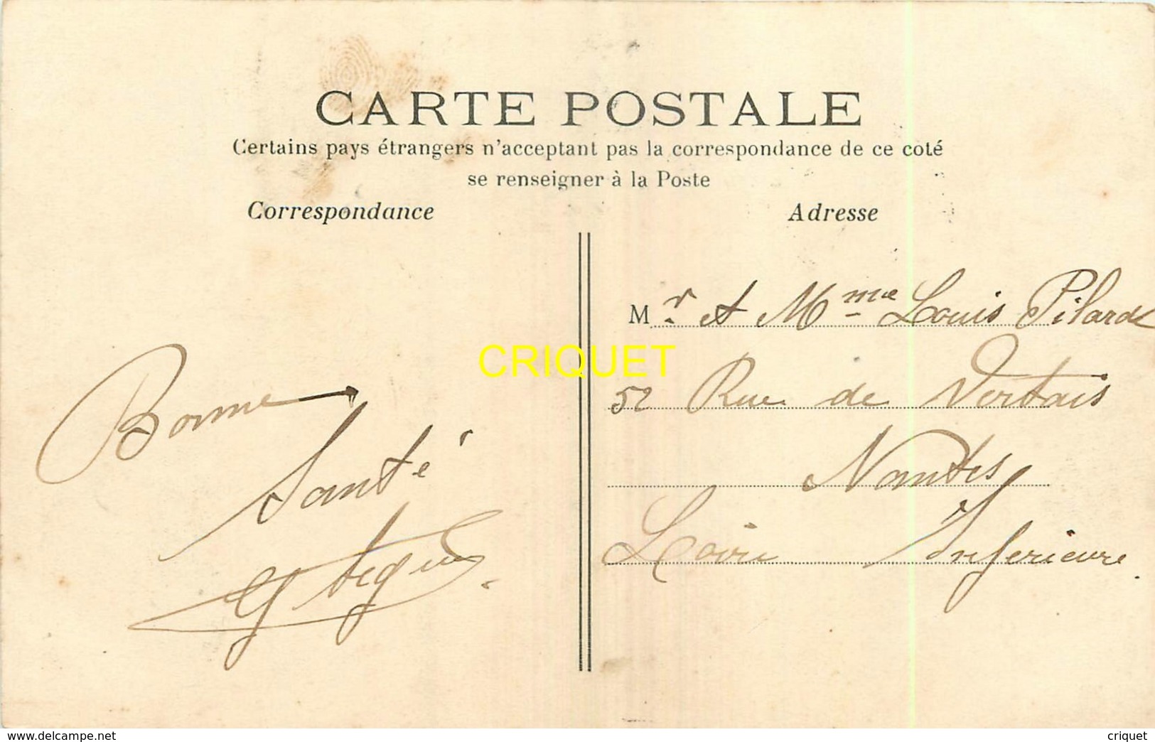 Paris, Métropolitains Stations Corvisart, Belle Carte Pas Courante Affranchie 1907 - Arrondissement: 13