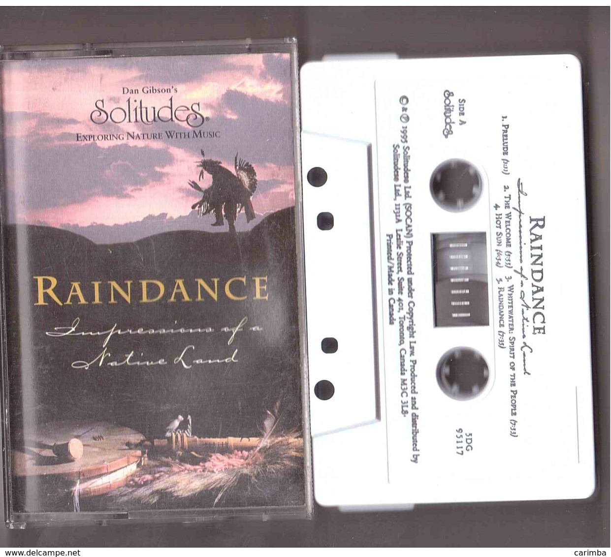 RAINDANCE SOLITUDES EXPLORING NATURES WITH MUSIC - Cassette