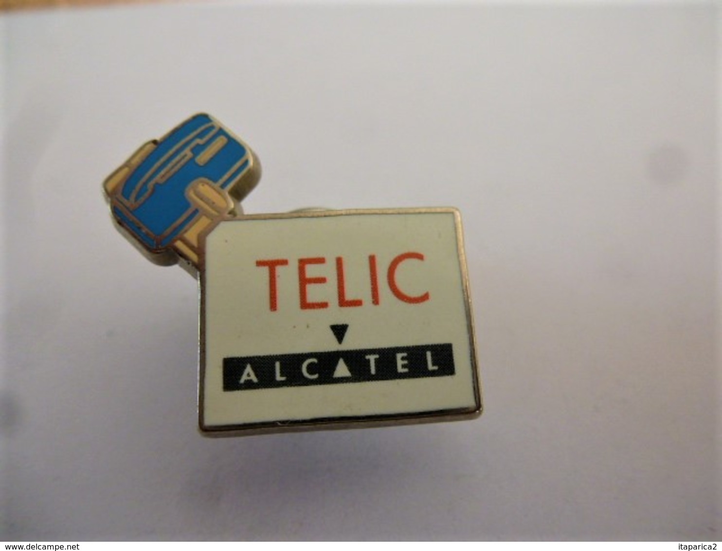 PINS TELIC ALCATEL Téléphone / Signé BLUE WEDGE / 33NAT - France Telecom