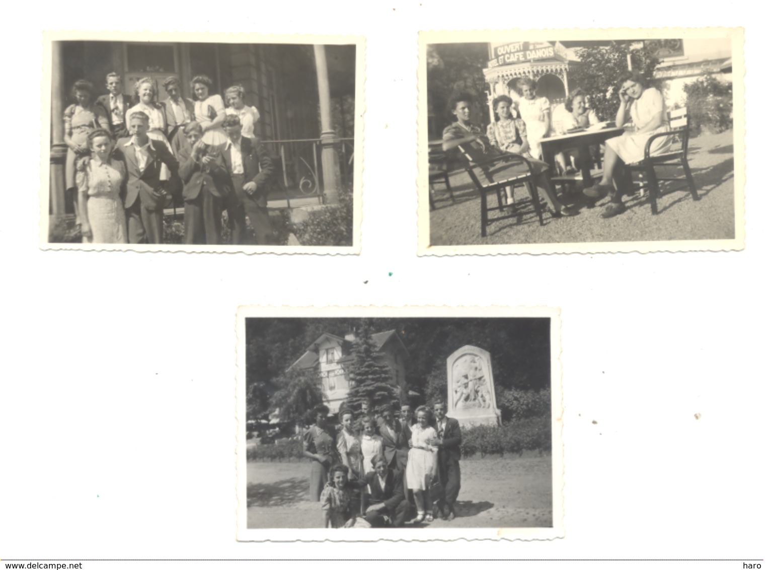 Lot De 3 Photos ( +/- 6 X 9 Cm) SPA Juillet 1942 (b253) - Orte