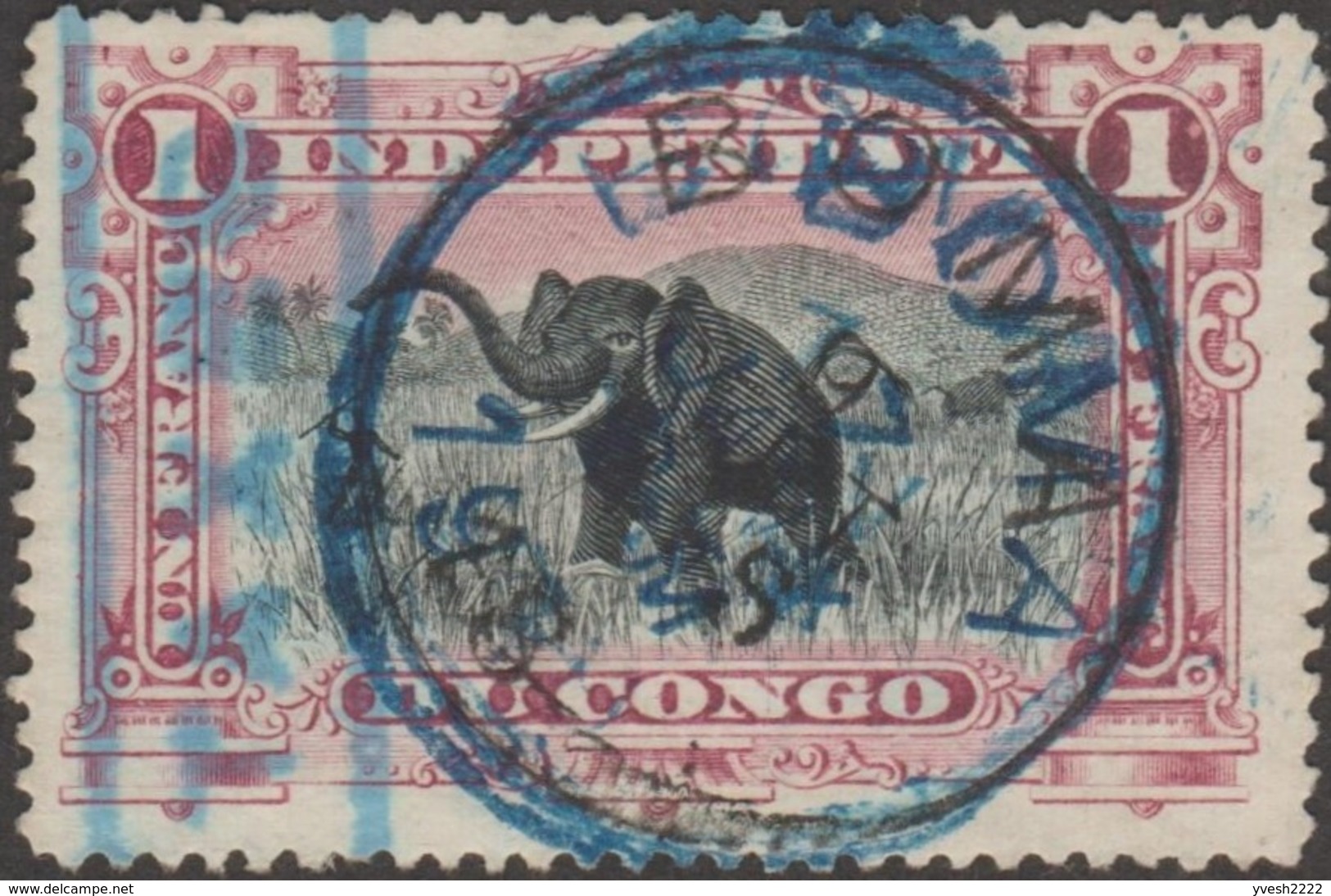 Congo belge 1908 COB Taxe 1 à 6D, superbes et rares