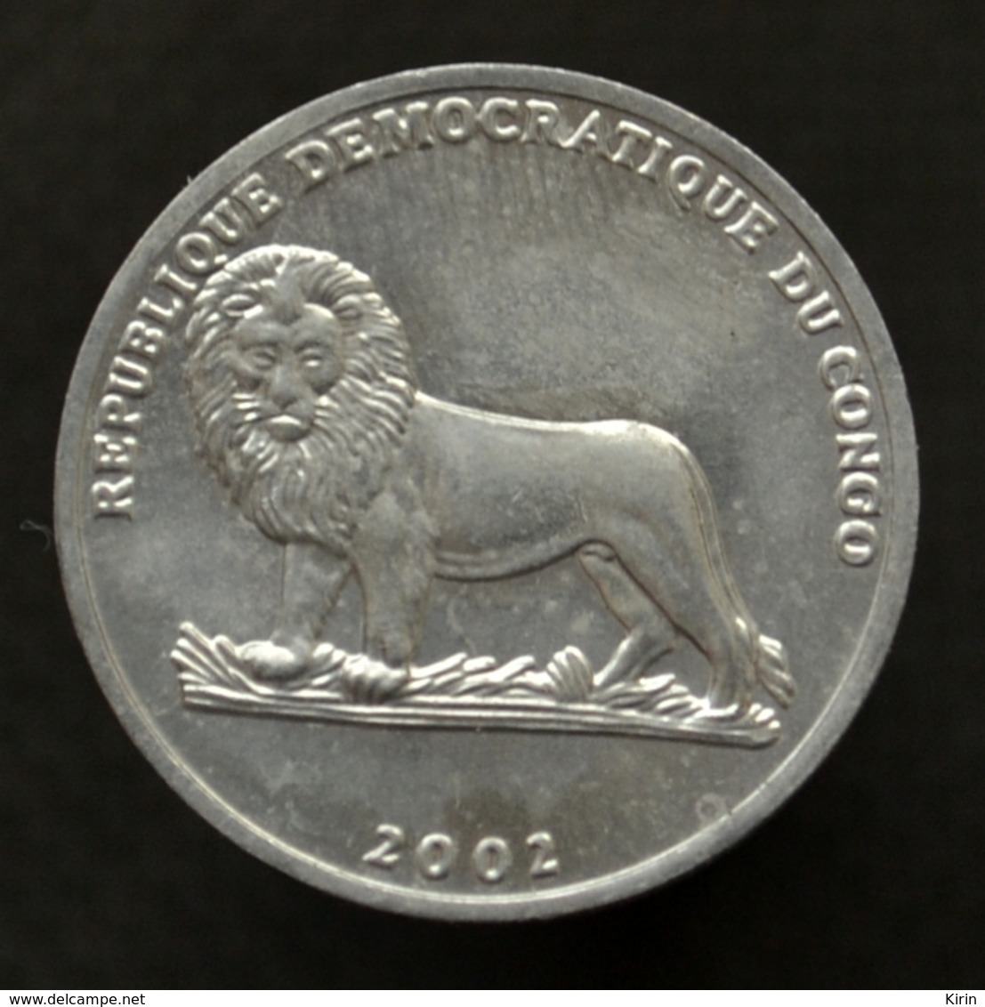 Congo 25 Centimes (Ram) 2002. UNC Coin Km77 - Kongo (Dem. Republik 1998)