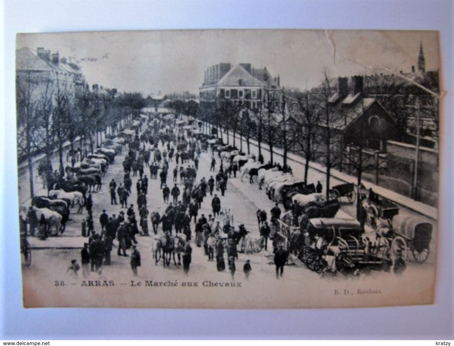 FRANCE - PAS DE CALAIS - ARRAS - Le Marché Aux Chevaux - 1907 - Arras