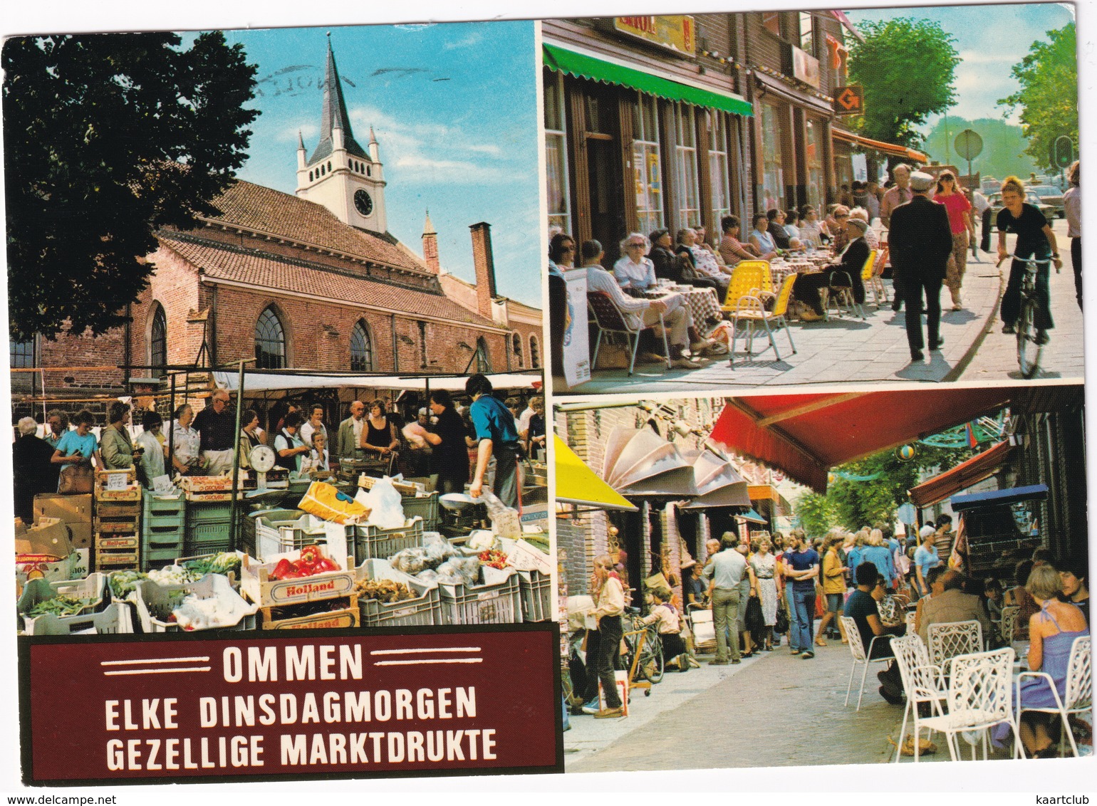 Ommen - Elke Dinsdagmorgen Gezellige Marktdrukte  - (Overijssel) - Ommen