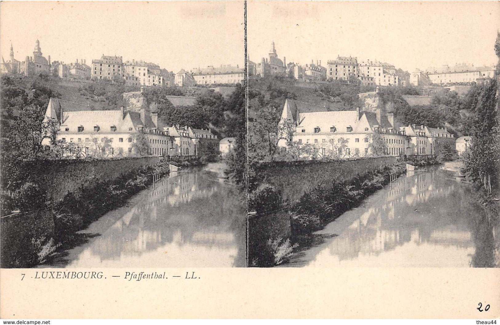 ¤¤  -  LUXEMBOURG   -  Carte-Stéréo   -   Pfaffenthal     -  ¤¤ - Luxemburgo - Ciudad