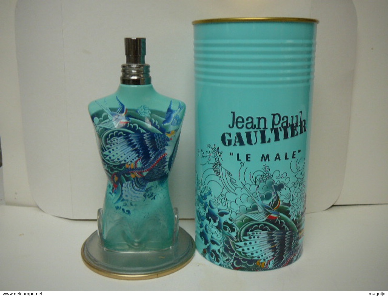 GAULTIER :VAPO COLLECTOR " EAU D'ETE" VIDE + BOITE  LIRE ET VOIR!! - Miniatures Men's Fragrances (in Box)