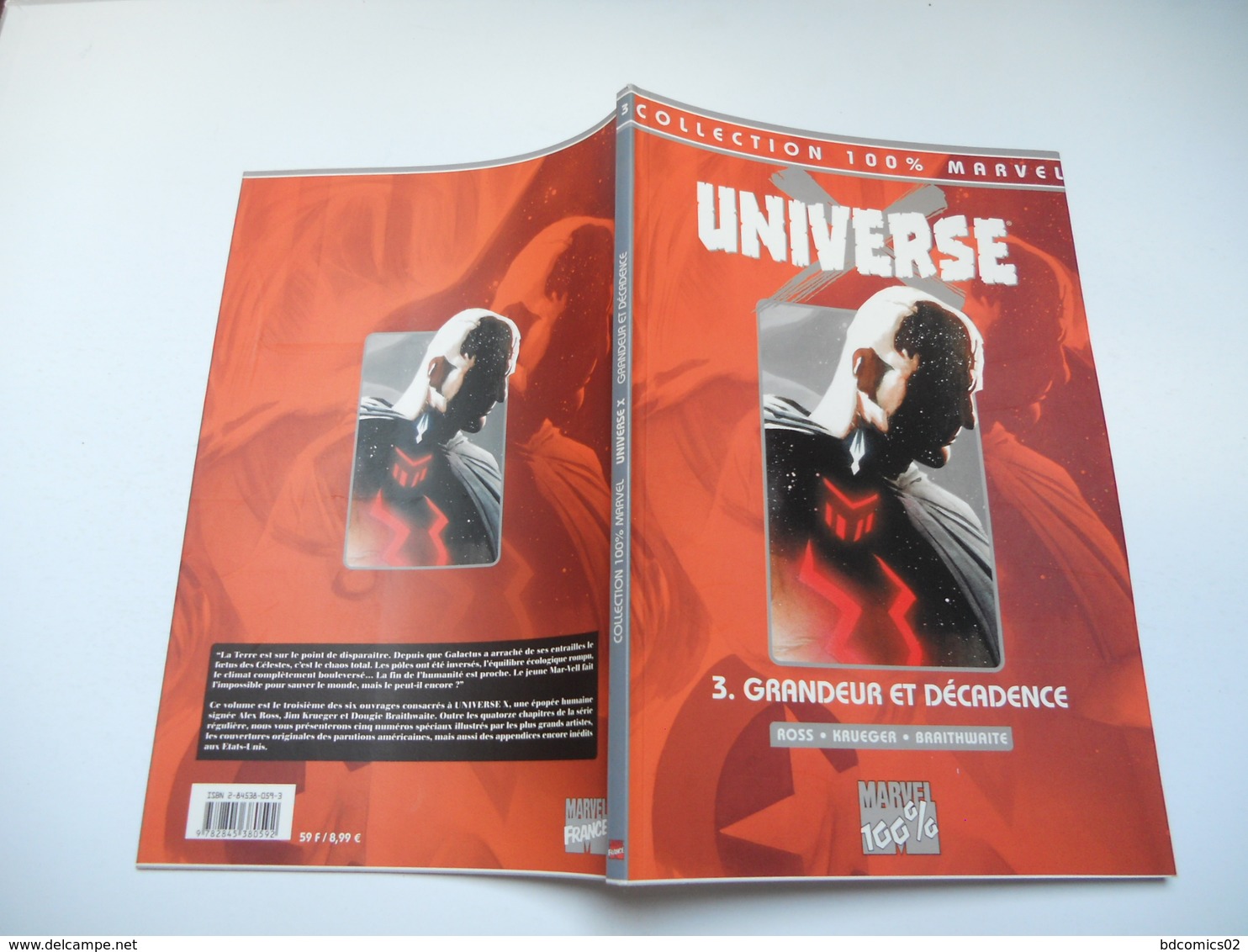 Universe X N° 3 : Grandeur Er Décadence Collection Marvel 100% Tbe - Autres & Non Classés