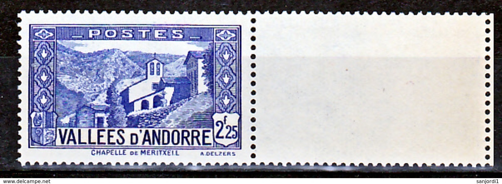 Andorre  84 Chapelle BDF Neuf ** TB Mnh Sin Charnela Cote 20 - Nuovi