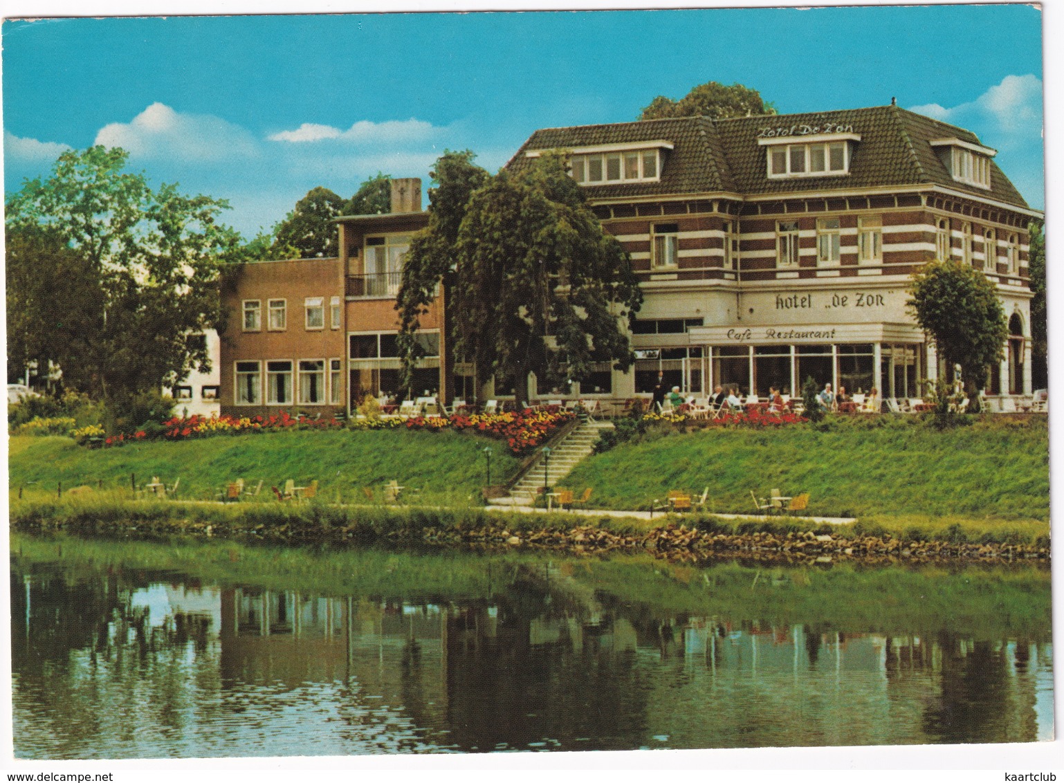 Ommen - Hotel-Restaurant  'De Zon Aan De Vecht'  (Fam. Lokin)  - (Overijssel) - Ommen