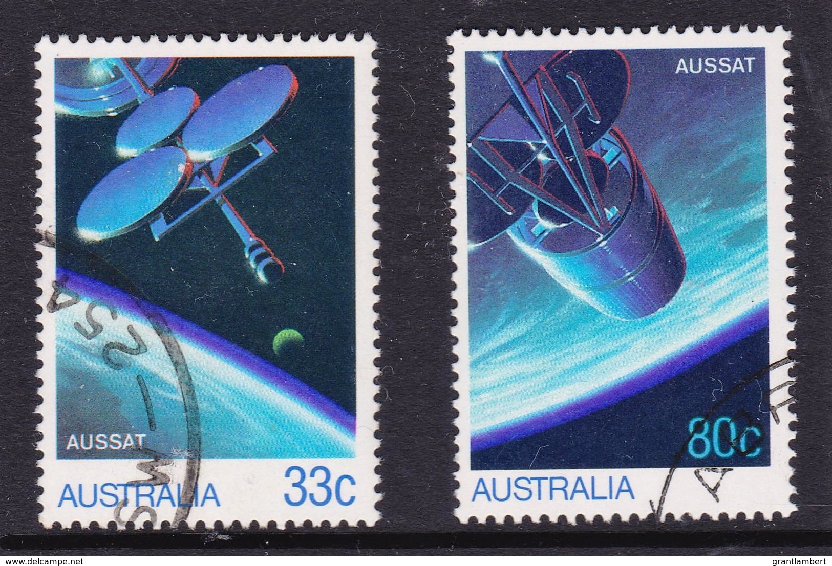 Australia 1986 Aussat - Space Set Of 2 Used - Used Stamps