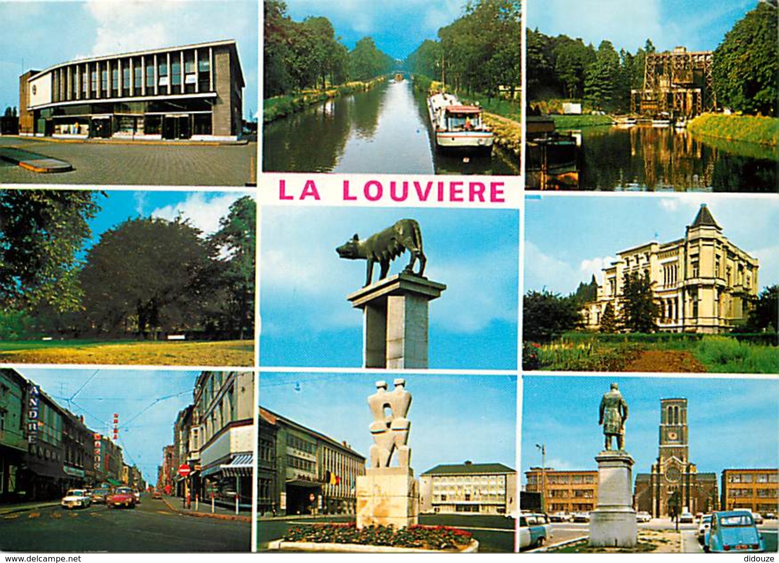 Belgique - La Louvière - Multivues - Automobiles - Carte Neuve - Voir Scans Recto-Verso - La Louvière