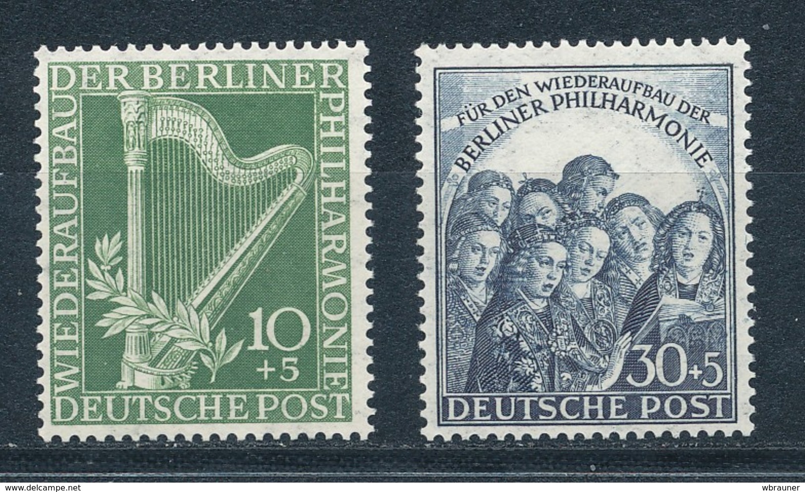 Berlin 72/73 ** Geprüft Schlegel Mi. 140,- - Unused Stamps