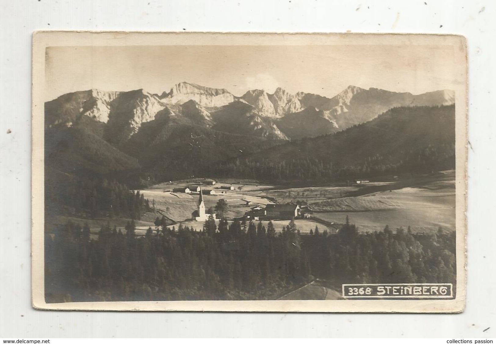 Cp, Autriche ,  STEINBERG ,  écrite 1922 - Kufstein