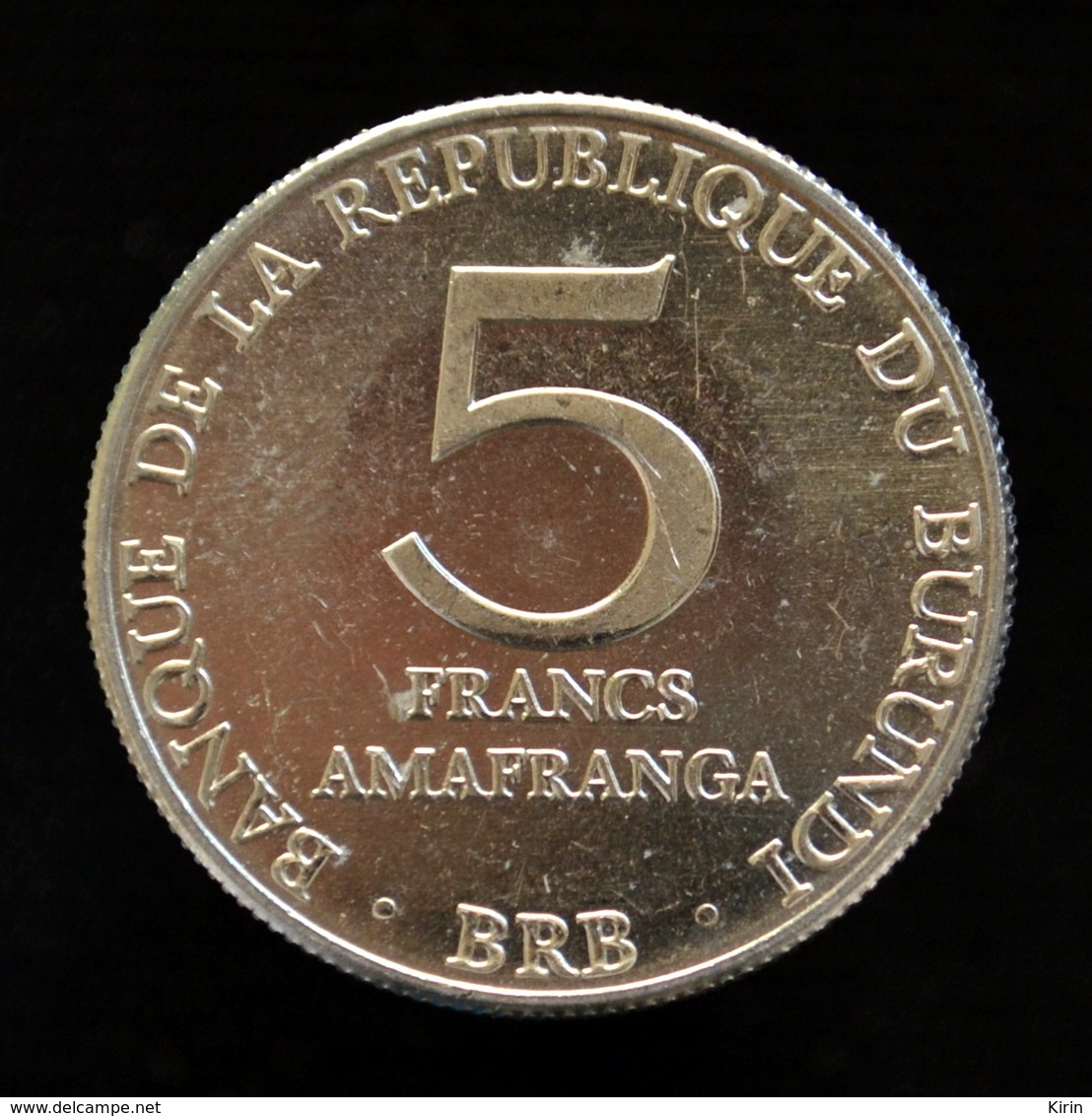 Burundi 5 Francs 1980. Km20. UNC Africa Coin - Burundi