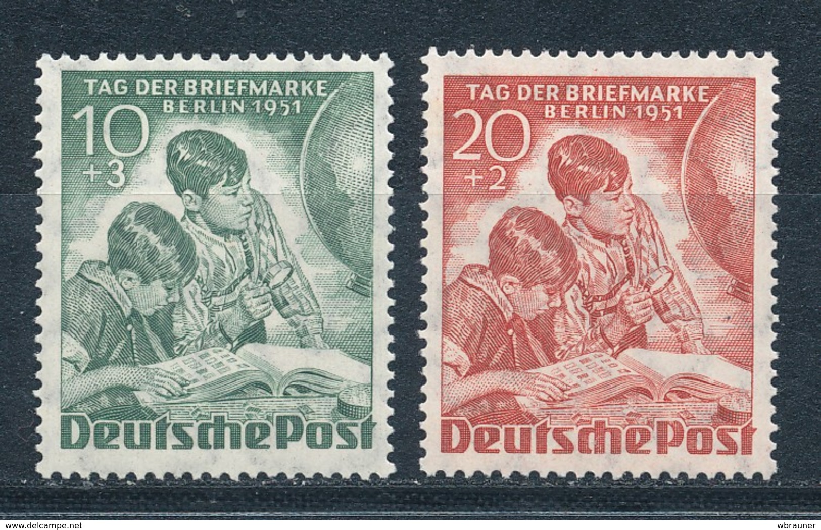 Berlin 80/81 ** Mi. 55,- - Unused Stamps