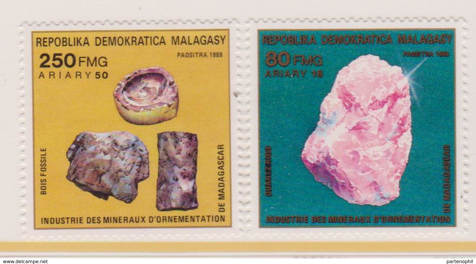 Madagascar Minerali Minerals Set MNH - Minerali